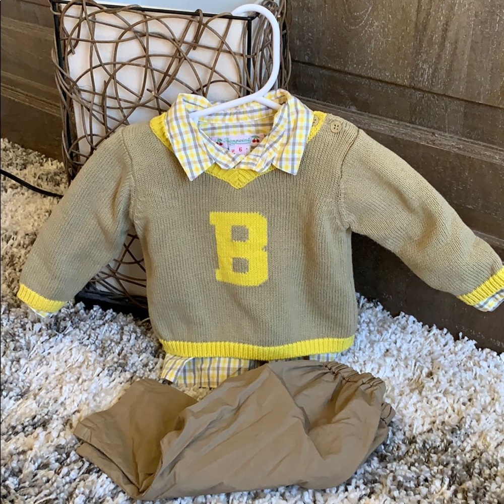 Bonpoint 3 piece outfit